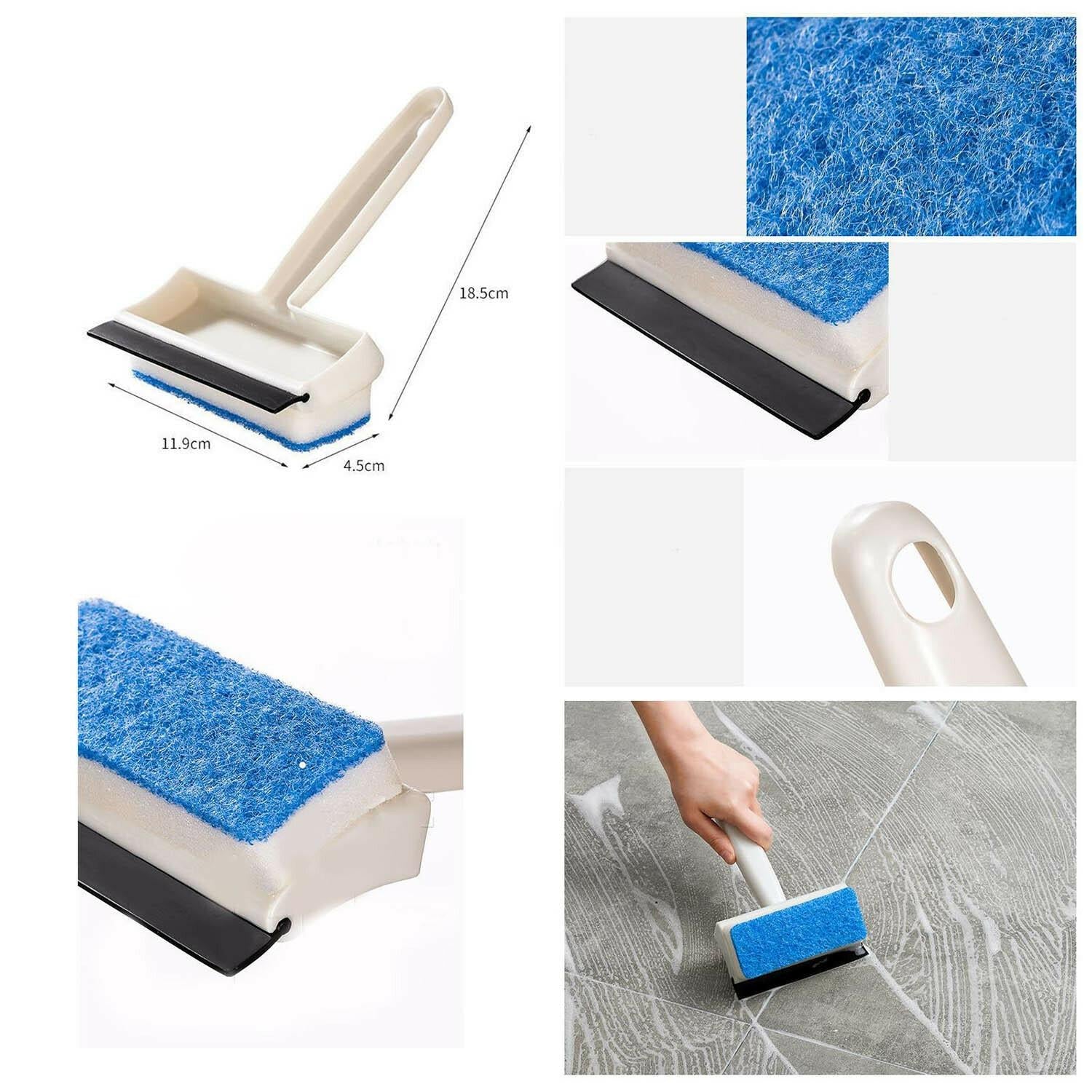 Multifunctional cleaning brush for grout and tiles Multifunctional cleaning brush for grout and tiles